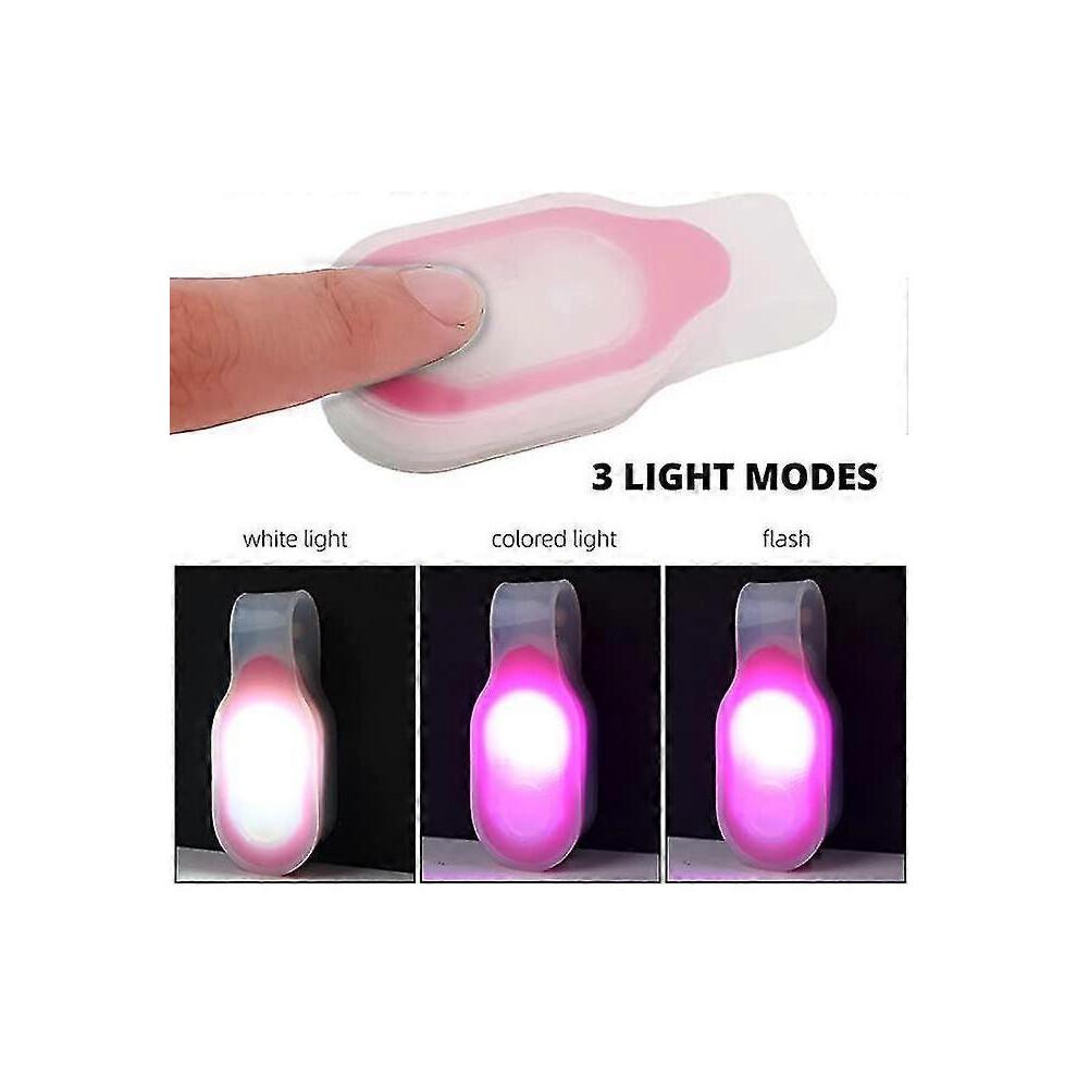 (Blue) Led Wearable Lights For Nurses With Hands-free Magnetic Clip, For Hiking Dog Walking Running Doctors