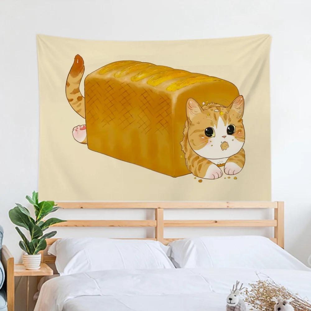 Милый кот гобелен для офиса — фото 7