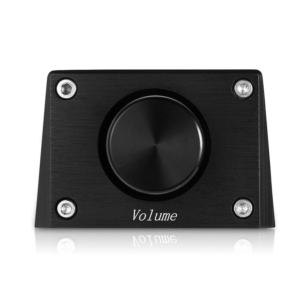 Douk Audio Passive Preamplifier Volume Controller HiFi Preamplifier High-Precision (HiFi Version, Black)