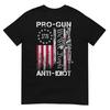 Pro Gun Anti Idiot Shirt Vintage Usa Flag 2nd Aunisexdunisext Tshirt