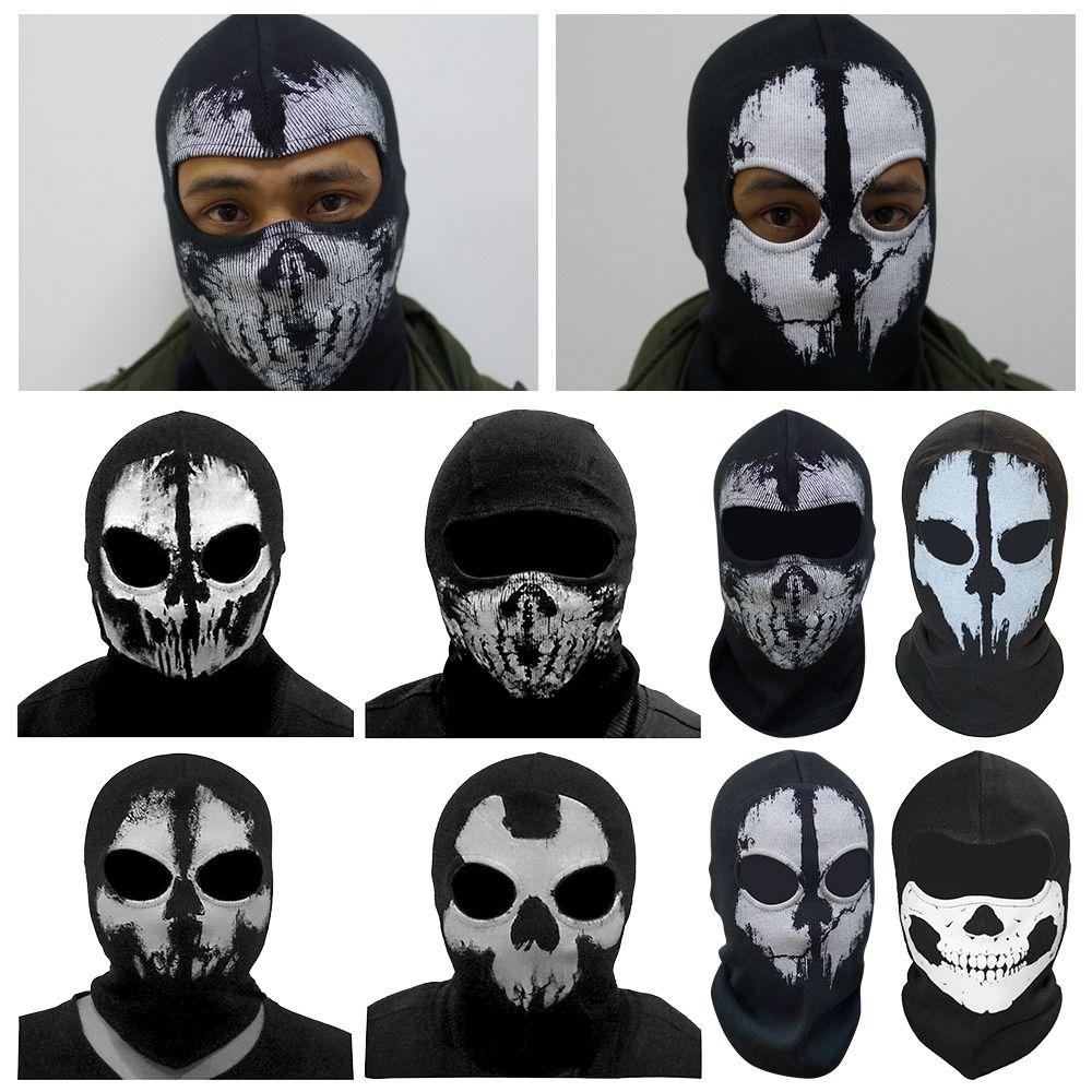 Máscara 3D Sem Costura Protetor Solar Máscara de Halloween Máscara de Festa Prática Ciclismo