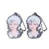 1/2Pcs The Summer Hikaru Died Tsuji Nakayoshi Keychain Anime Acrylic Pull-Out Tear Keyring Creative Key Holder Phone Pendant