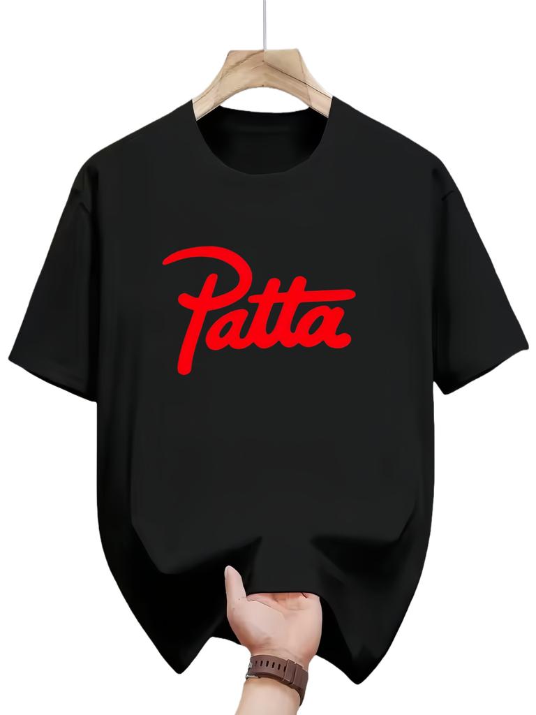 2026 Casual and versatile Tshirt for both men and women shortsleeved roundneck printed casual style