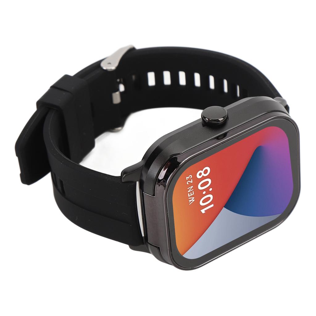 2 In 1 Smart Watch with Earbuds 2.01 Inch TFT Touch Screen Bluetooth Call Music Play Step Count Multi Function NFC