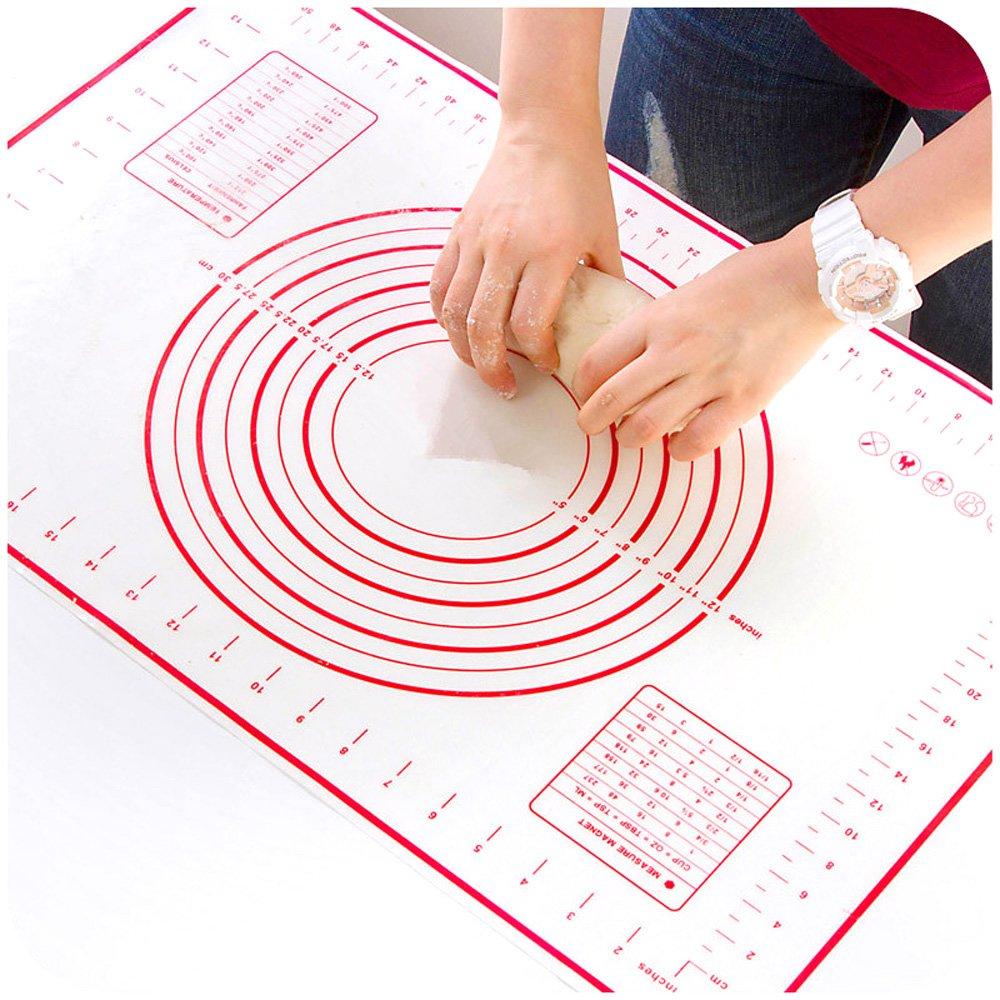 zmart 40x60cm Silicone Baking Mat for Pizza Kitchen Cooking Dumplings Dough, Pastry, Tools, Accessories, Supplies, Bread,