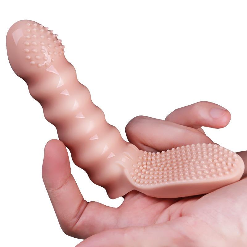 Finger Clitoris Stimulator Vibrator Dildo Vagina Strapon Anal Beads Plug G Spot Masturbator Sex Toys For Woman Couples