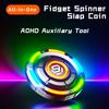 Magnetic Fingertip Spinner Edc Metal Push-Slide Toy - Stress Relief Adhd Focus Tool For Adults & Kids Fidget Toy