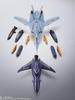 TAMASHII NATIONS R Macross Zero Phoenix Ghost 140mm ABS POM Painted Articulated Figure HI-METAL VF-0A (Shin Kudo's Unit) + QF-2200D-B Approx. &