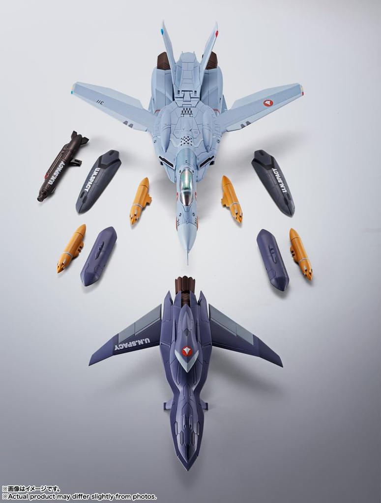 TAMASHII NATIONS R Macross Zero Phoenix Ghost 140mm ABS POM Painted Articulated Figure HI-METAL VF-0A (Shin Kudo's Unit) + QF-2200D-B Approx. &
