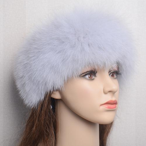 Fashion Lady Real Fox Fur Scarf Girls Warm Soft Knit Good Elastic Real Fox Fur Headband Brand Genuine Fox Fur Ring Scarves