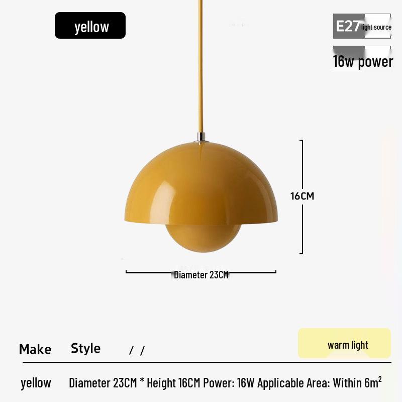 Nordic Minimalist Danish Bud Pendant Lamp for Bar, Restaurant, Bedroom, or Study