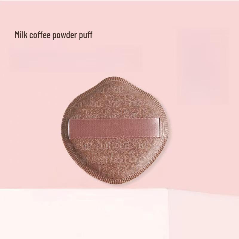Gąbeczka do makijażu z pianką marshmallow o smaku kokosowym - Podwójne zastosowanie, Nie wchłania pudru, Mokra/Sucha gąbeczka