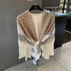 Boho Cotton Linen Scarf Women Lightweight Shawl With Tassels UV Protection Travel Accessory