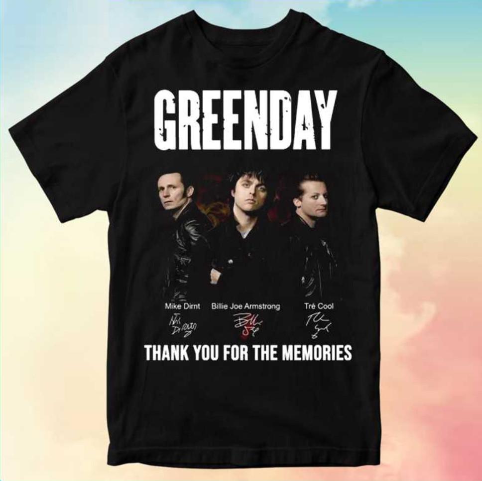 Green Day Band Signatures Unisex T-Shirt Unisex T-Shirt XXXXL