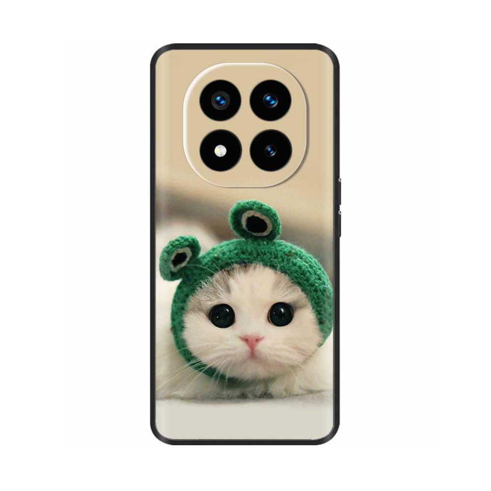 Cute Cat Panda Case For Xiaomi Redmi Note 14 Pro Case Phone Back Cover Soft Liquid Silicone Casing For Redmi Note14 14Pro 4G 5G