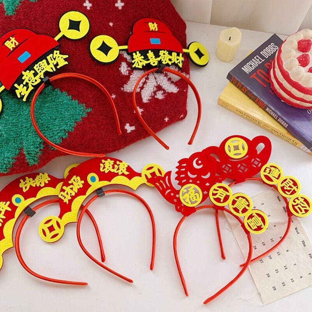Mascot Dragon Dragon Headband Cartoon New Year Headdress  New Year Dress Up