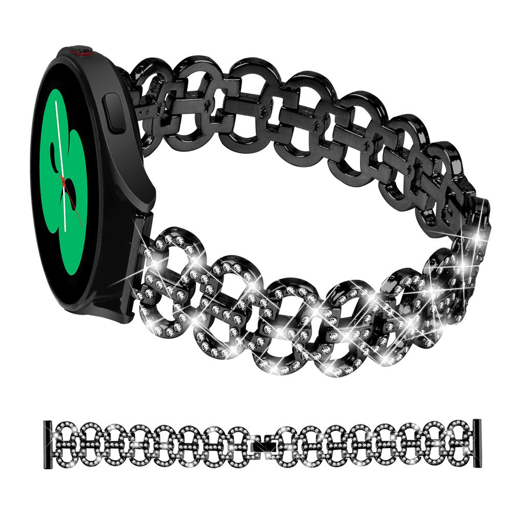 Pro Samsung Galaxy Watch FE 40mm Slitinový řemínek Design tykve Bling Náhradní náramek
