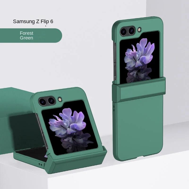 Tvrdé pouzdro na telefon Skin Feel pro Samsung Galaxy Z Flip 6 5 4 3 Flip6 Flip5 Flip4 Flip3 5G Ochrana pantů Odolný proti nárazům