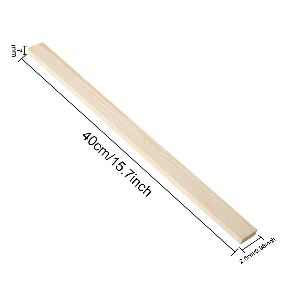 Pottery Rolling Stick Guide Thick Non Stick Baking Ruler Rolling Pin Wood Rolling Pin Measuring Clay Sculpting Pottery Tools