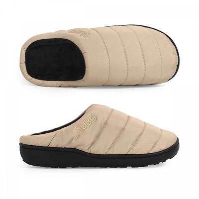 Subu Beige  Sb 73  Down Brushed Padded Slippers