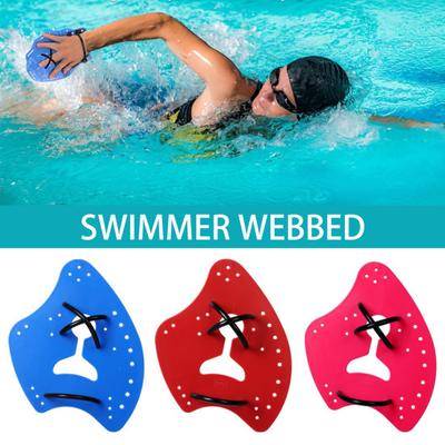 1 Paio Paletta da Nuoto con Fori per Cinghie in Silicone Professionale Bambini Adulti Principiante Aiuto per Allenamento Stile Libero Pinne Accessori per Nuoto in Corsia