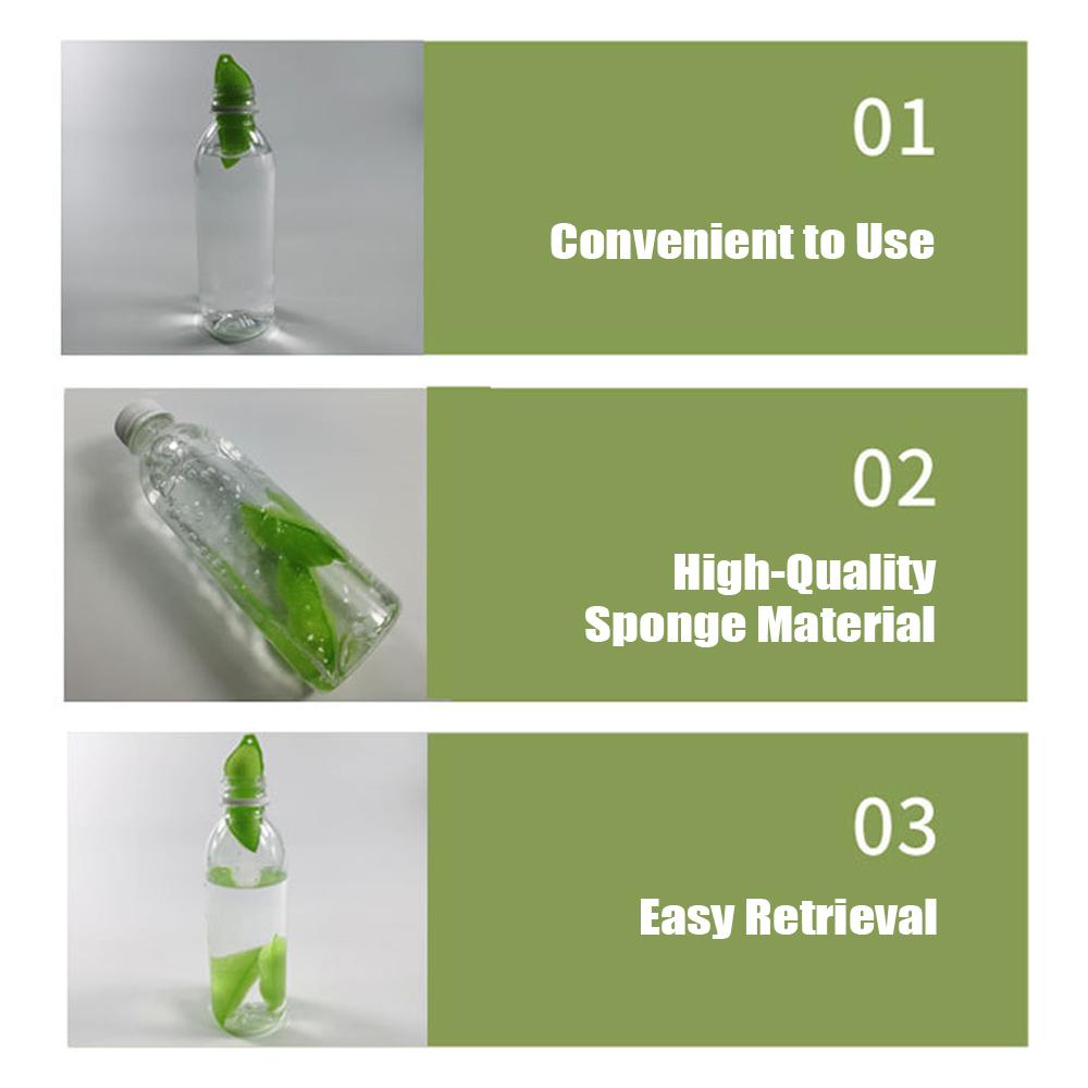 3 szt. Gąbka do czyszczenia butelek W kształcie fasoli Środek do czyszczenia butelek Chusteczki z gąbką wielokrotnego użytku do małych ust
