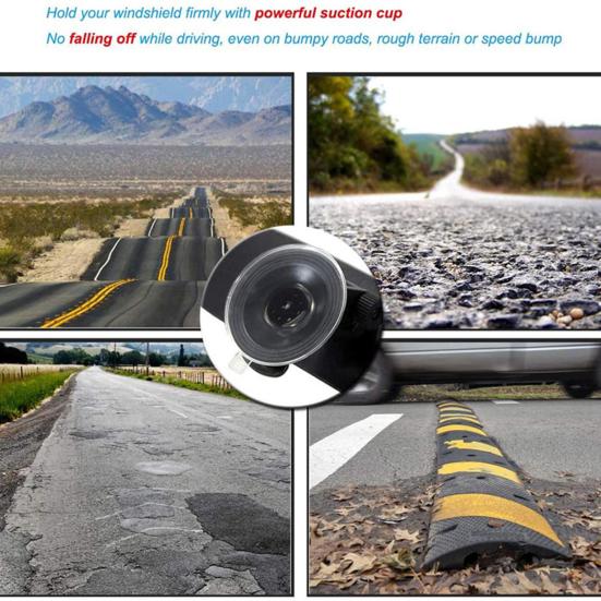 Rear View Mirror Strong Suction High Clarity Universal Learner Driving Instructor Suction Cup Rearview Mirror for Outdoor