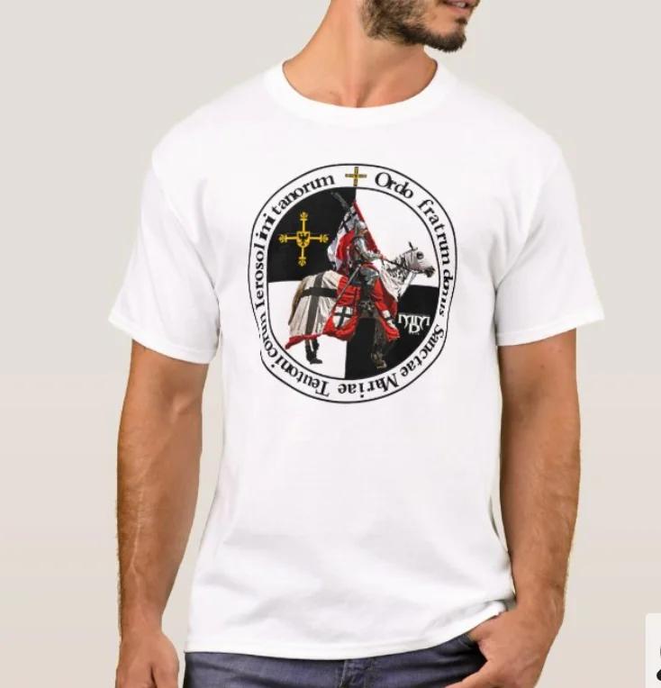 Bursting Knight with The Insignia Teutonicus Order TShirt Summer Cotton Short Sleeve ONeck Unisexs T Shirt New S3XL