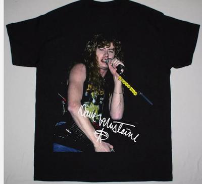 Dave Mustaine dei Megadeth Regalo Nero Taglia   T-shirt Unisex