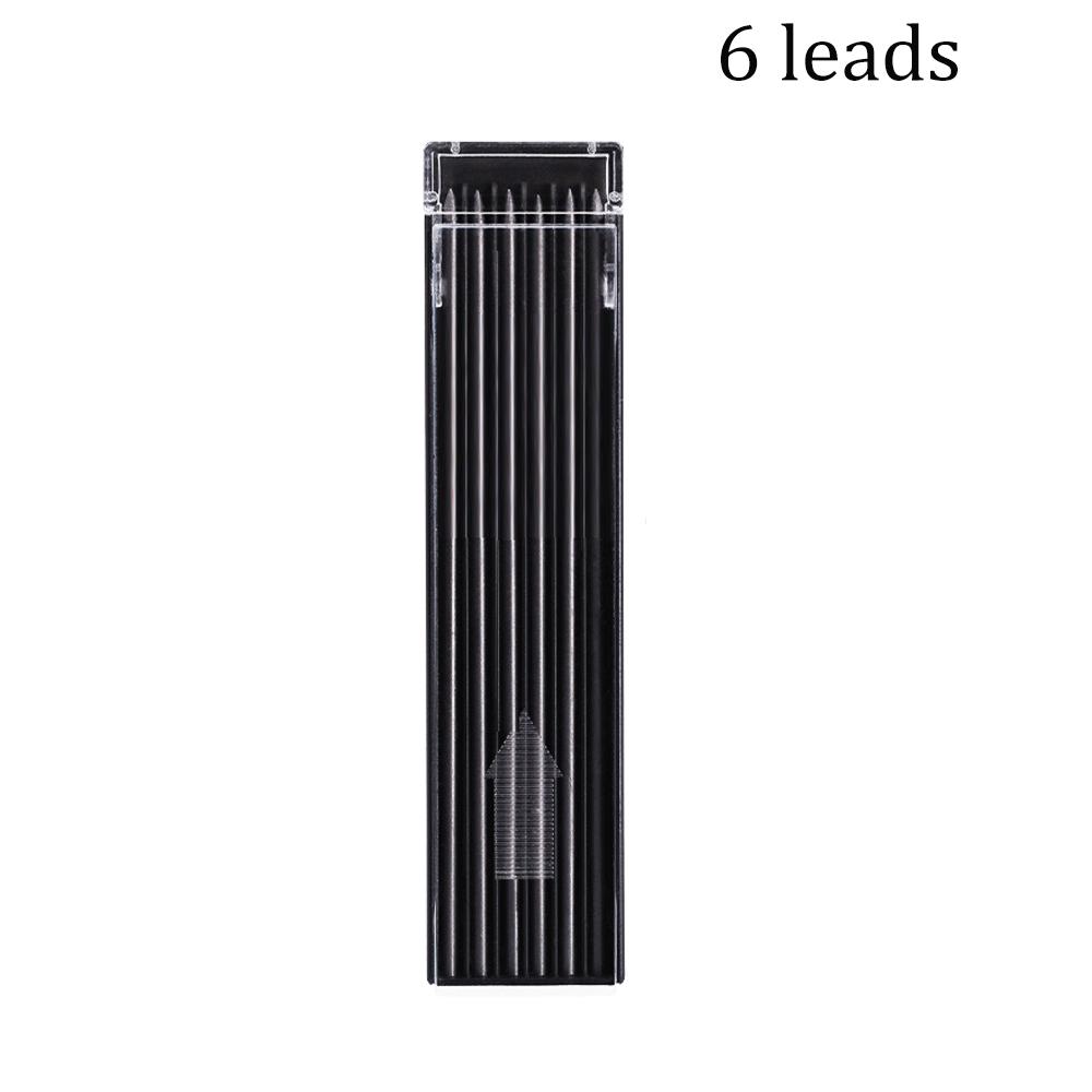 Professional 42mm Long Nose Metal Carpenter Pencil or 2.8mm Refill Leads, Deep Hole Woodworking Engineering Marking Tool