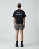 Beleubeuliseu Running Die Moving Crop Short Sleeve T-Shirt (Black)
