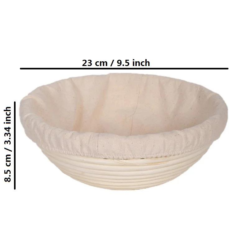Oval Dough Banneton Brotform Dougn Rattan Bread Proofing Baskets Rattan Wicker Fermentation Sourdough Basket