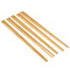 5 Pairs Chinese Style Wooden Chopsticks Set Safe Handcrafted Tableware Gift for Family FriendsYellow Sandal
