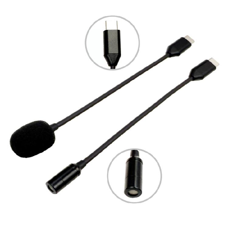Detachable Type C Microphones Boom for Online Meetings and Music Recording Without Extra Driver