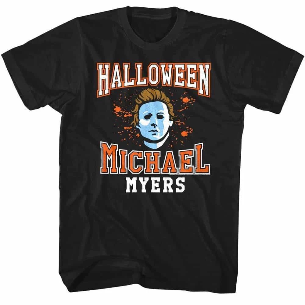Halloween Varsity Michael Myers Men s T Shirt 4XL