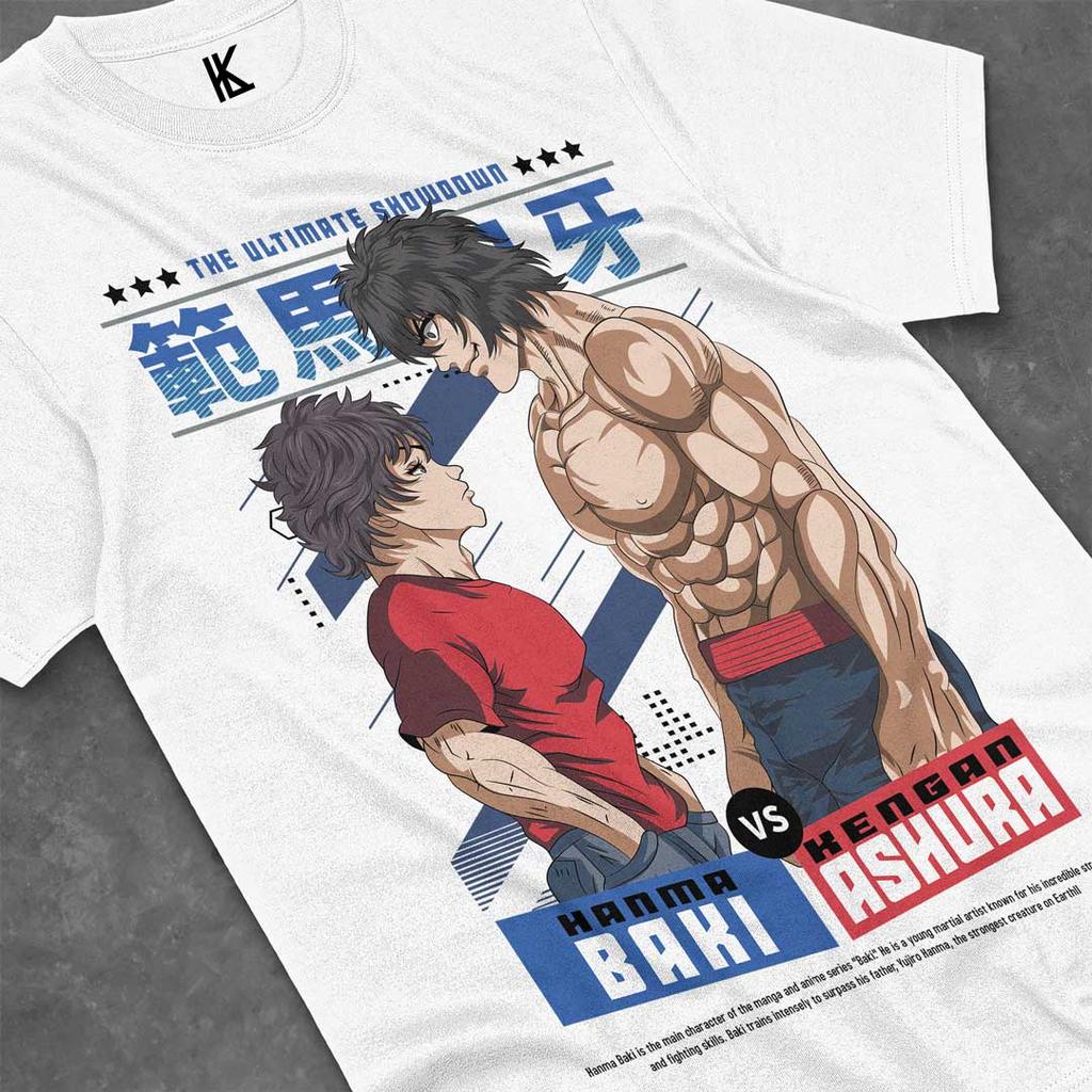 Baki X Ashura Anime T Shirt Graphics Unisex S -5XL Cotton Y2k Top   Camisetas  Aesthetic