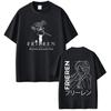 Anime Frieren_ Za koncem cesty Frieren Tričko Pánské Dámské Oblečení Harajuku Letní Bavlněná Trička s Krátkým Rukávem Streetwear