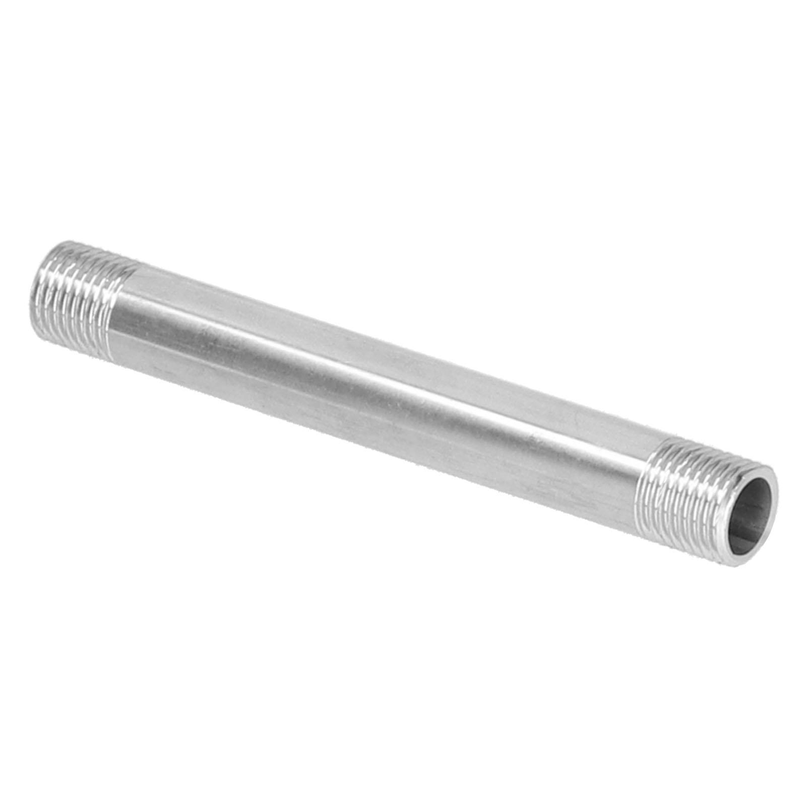 

G1 4 Male Thread 10cm Stainless Steel Pipe Fittings Threaded Pipe Attachment Joint Plumbing Supplies