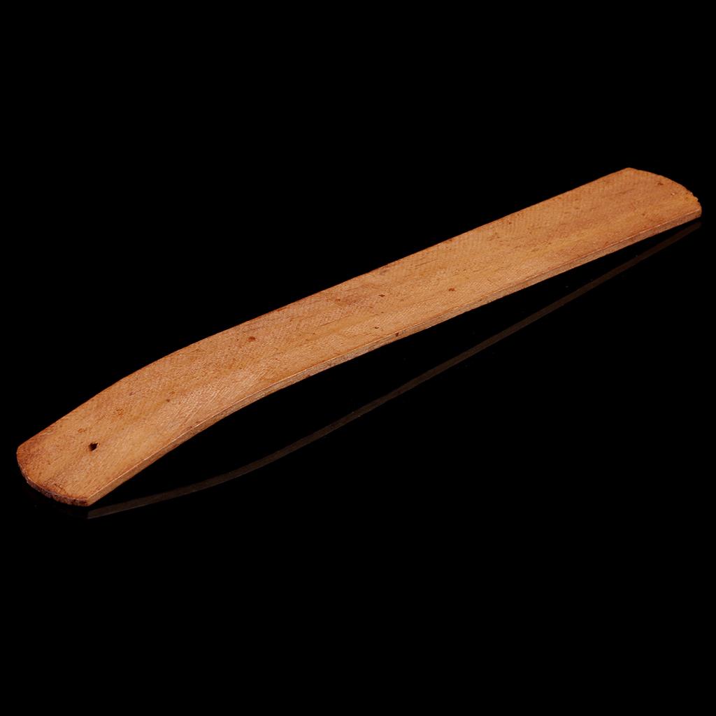 Natural Wooden Incense Stick Holder Ash Catcher Meditation Gift Ornament for Home Bedroom Church Decoration