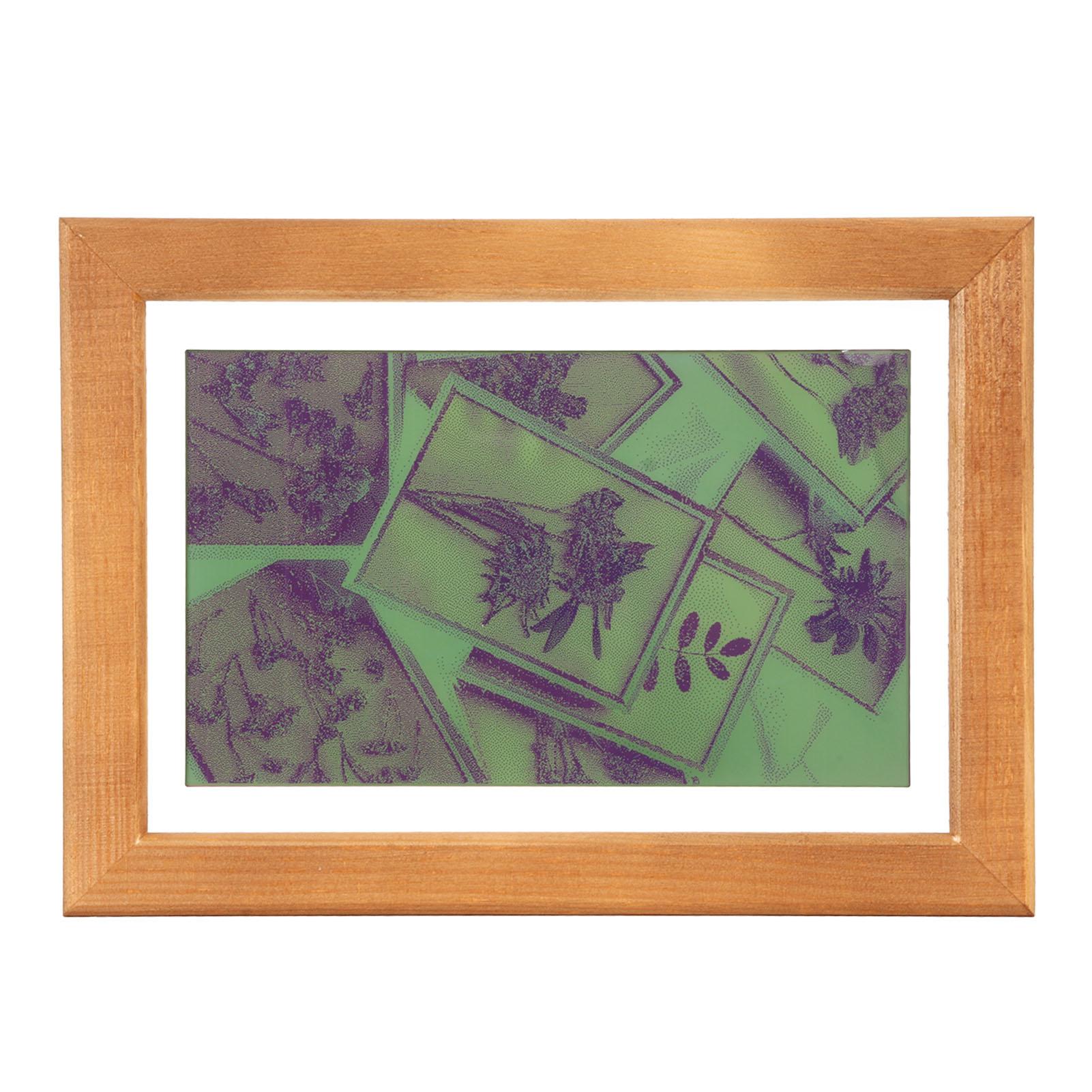 

7.3 Inch Digital Photo Frame Support 7 Colors Display 800x480 E Paper Display with Wooden Photo Frame for Office