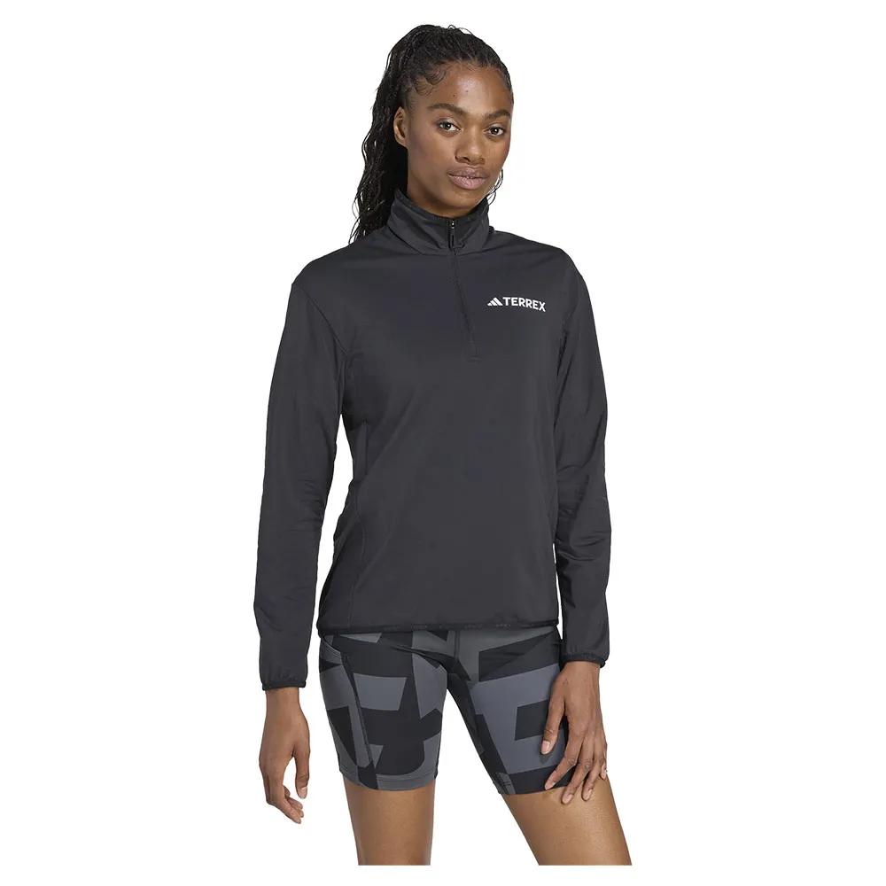 Adidas Fleece Jacket with Half-zip Terrex Multi Climawarm Tech