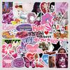 50 Trendy Series Graffiti Stickers for DIY Stationery, Water Cups, Computers, Skateboards, Waterproof Decorative Stickers