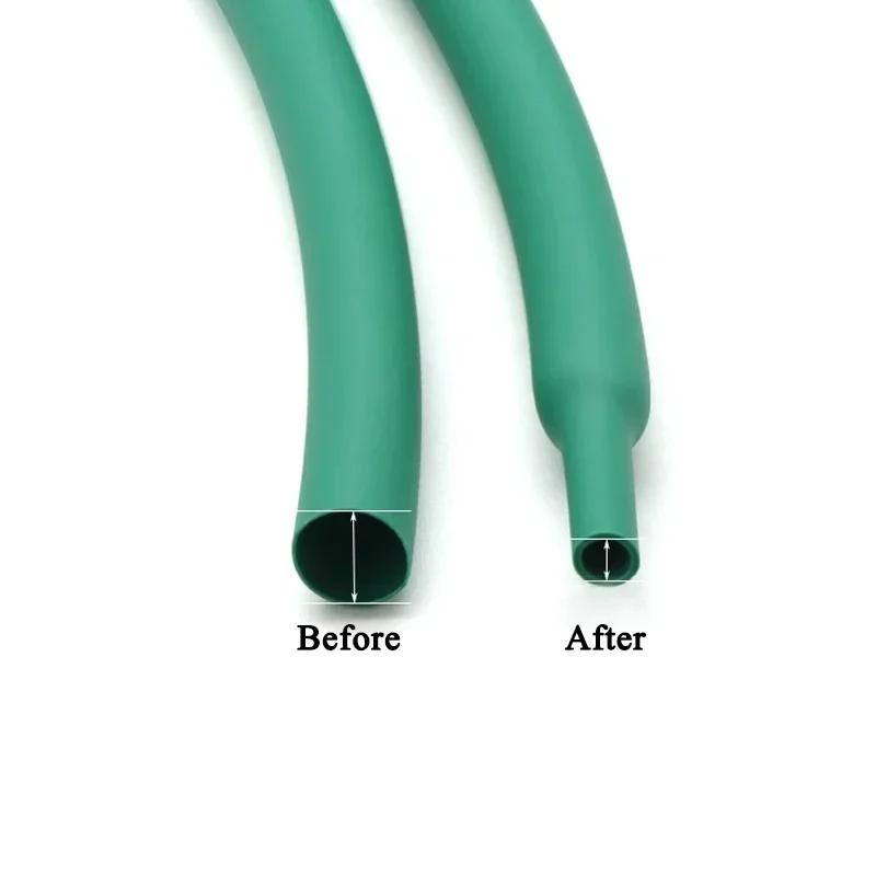 2:1 Heat Shrink Tubing Dia 1 2 3 4 5 6 7 8 9 10 12 14 16 20 25 30 40 50 mm Thermoresistant Sleeve Cable Repair Polyolefin Tube