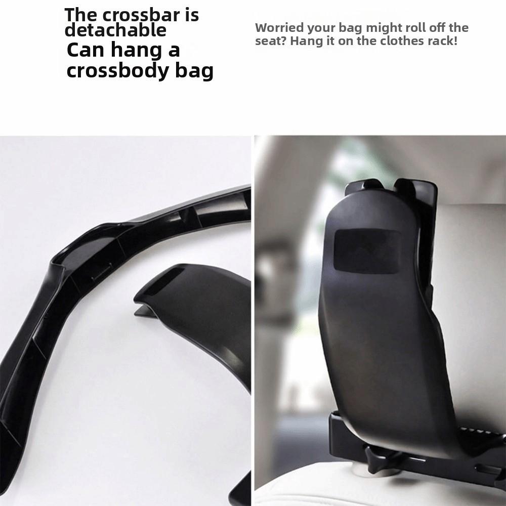 Multifunctional Car Headrest Hanger Durable Car Clothes Holder Rack Car Coat Hanger Back Seat