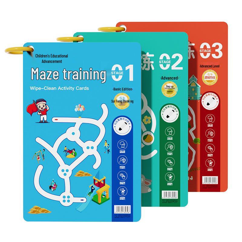 Children’s Maze Game and Brain Development Book