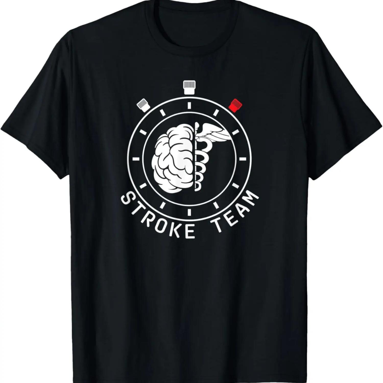 

Stroke TIA Response Team - Neurology Department Staff T-Shirt XXXXXL чорний