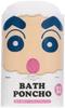 Skater Hooded Bath 108 x 92 Crayon x Shiro Kids' Poncho, Moisture-Wicking, Quick-Drying, cm, Shin-chan Design, BPO1-A