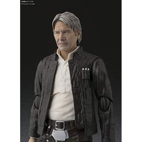 TAMASHII NATIONS S.H. Figuarts Star Wars Han Solo (STAR Force Awakens) PVC ABS Painted Movable Figure