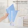 Transparent A4 File Folder Detachable Exam Paper Storage Bag Office Storage Booklet  School Office