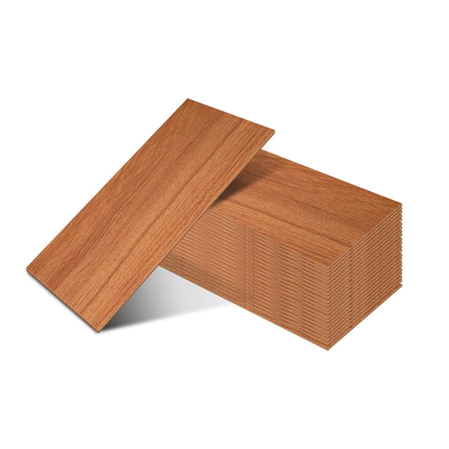 Selbstklebender Holzmaserung Wand- & Bodenaufkleber, 45CM: Langlebig, Einfach, Hochwertige Bürodekoration